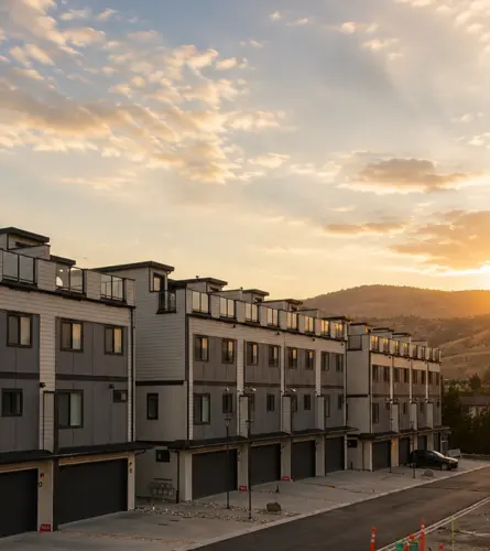 Modern townhomes in Osoyoos