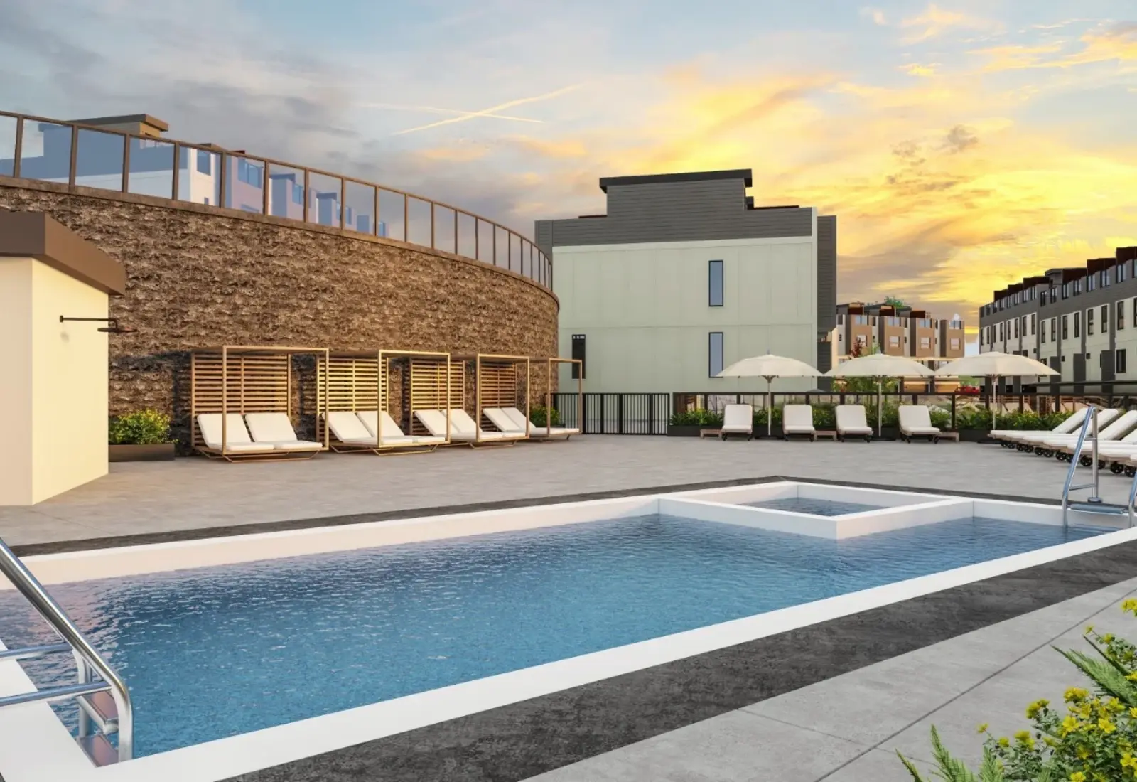 Poolside living