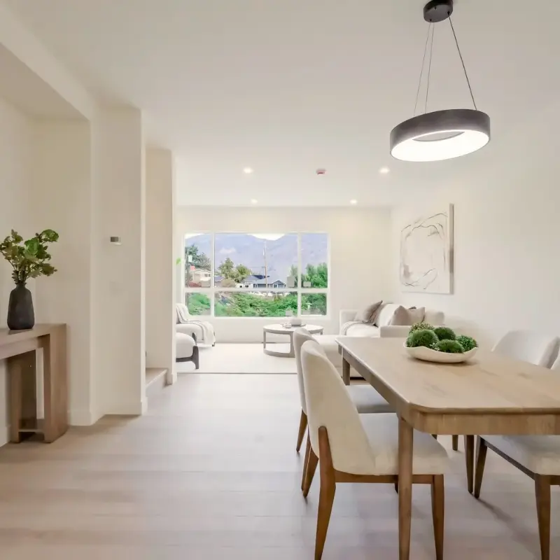 Plan F and G Ground-Level Living Floor Plan